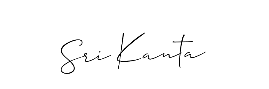 Use a signature maker to create a handwritten signature online. With this signature software, you can design (Allison_Script) your own signature for name Sri Kanta. Sri Kanta signature style 2 images and pictures png