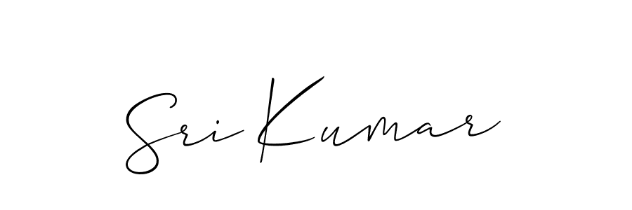 if you are searching for the best signature style for your name Sri Kumar. so please give up your signature search. here we have designed multiple signature styles  using Allison_Script. Sri Kumar signature style 2 images and pictures png