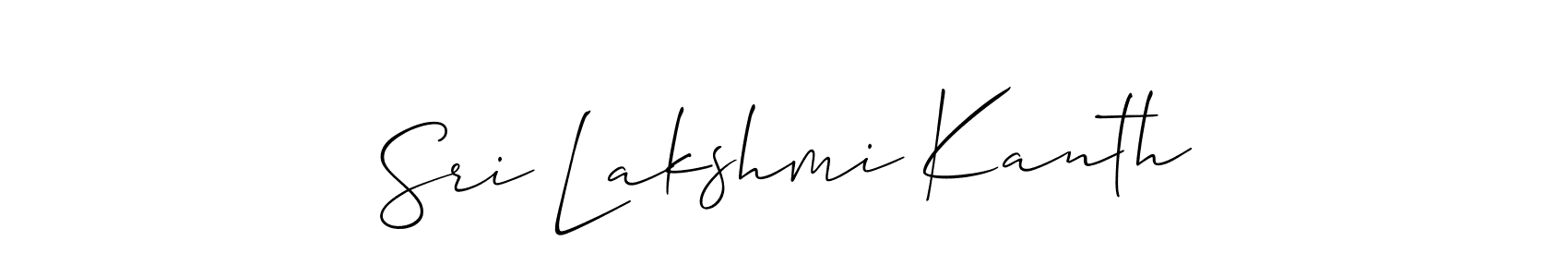 You can use this online signature creator to create a handwritten signature for the name Sri Lakshmi Kanth. This is the best online autograph maker. Sri Lakshmi Kanth signature style 2 images and pictures png