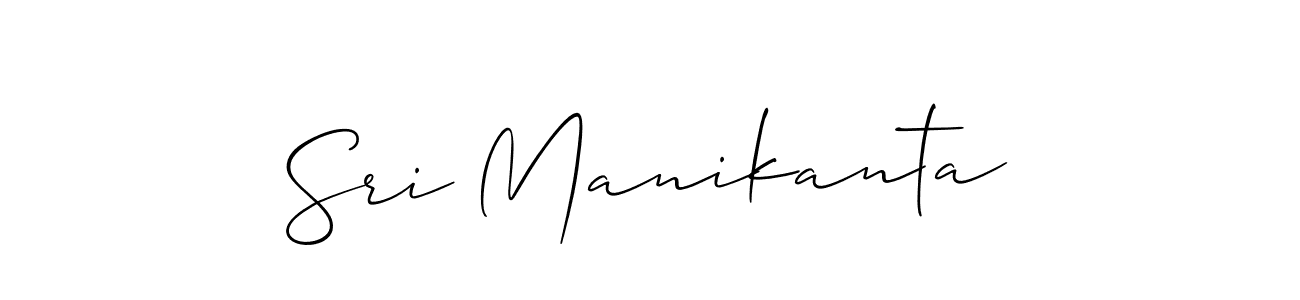 Sri Manikanta stylish signature style. Best Handwritten Sign (Allison_Script) for my name. Handwritten Signature Collection Ideas for my name Sri Manikanta. Sri Manikanta signature style 2 images and pictures png