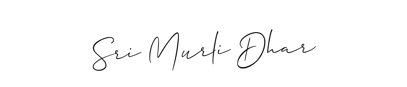 Make a short Sri Murli Dhar signature style. Manage your documents anywhere anytime using Allison_Script. Create and add eSignatures, submit forms, share and send files easily. Sri Murli Dhar signature style 2 images and pictures png