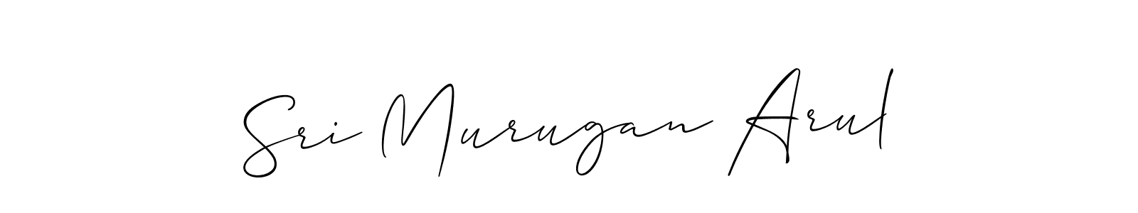 How to Draw Sri Murugan Arul signature style? Allison_Script is a latest design signature styles for name Sri Murugan Arul. Sri Murugan Arul signature style 2 images and pictures png