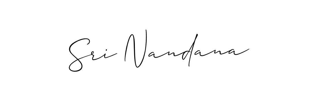 Once you've used our free online signature maker to create your best signature Allison_Script style, it's time to enjoy all of the benefits that Sri Nandana name signing documents. Sri Nandana signature style 2 images and pictures png