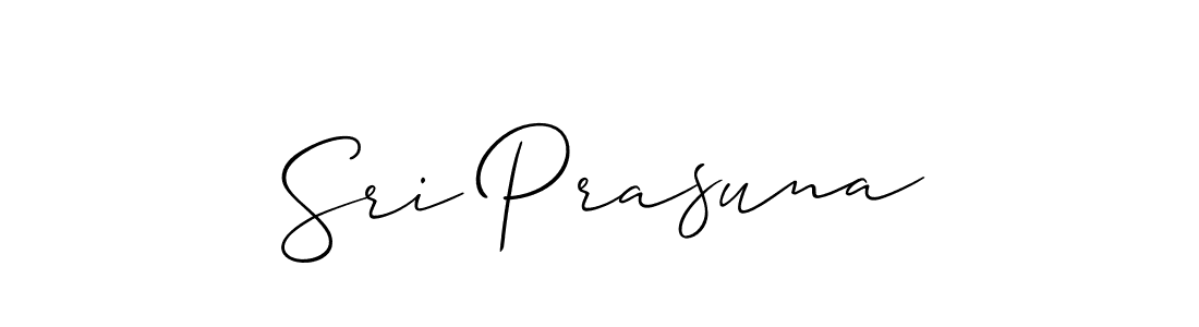 Best and Professional Signature Style for Sri Prasuna. Allison_Script Best Signature Style Collection. Sri Prasuna signature style 2 images and pictures png