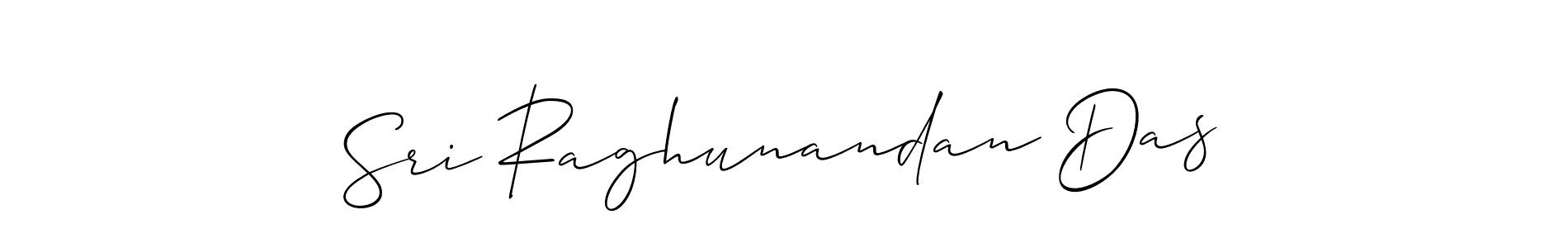 Design your own signature with our free online signature maker. With this signature software, you can create a handwritten (Allison_Script) signature for name Sri Raghunandan Das. Sri Raghunandan Das signature style 2 images and pictures png