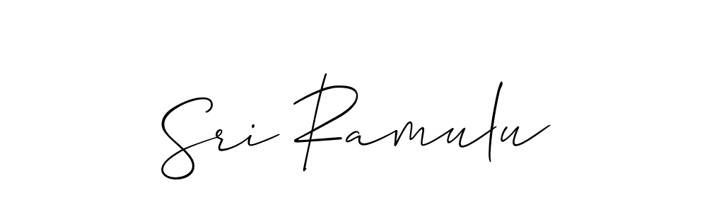 Make a beautiful signature design for name Sri Ramulu. Use this online signature maker to create a handwritten signature for free. Sri Ramulu signature style 2 images and pictures png