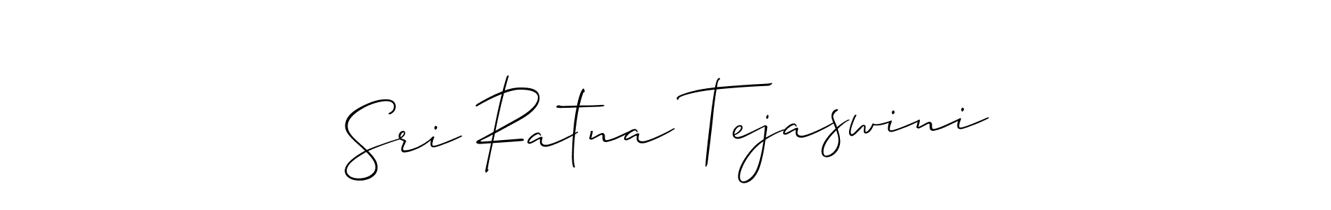You can use this online signature creator to create a handwritten signature for the name Sri Ratna Tejaswini. This is the best online autograph maker. Sri Ratna Tejaswini signature style 2 images and pictures png