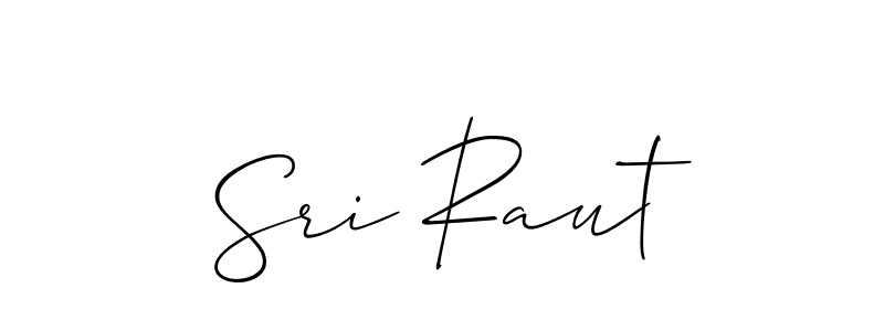 Also You can easily find your signature by using the search form. We will create Sri Raut name handwritten signature images for you free of cost using Allison_Script sign style. Sri Raut signature style 2 images and pictures png