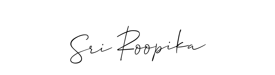 How to Draw Sri Roopika signature style? Allison_Script is a latest design signature styles for name Sri Roopika. Sri Roopika signature style 2 images and pictures png