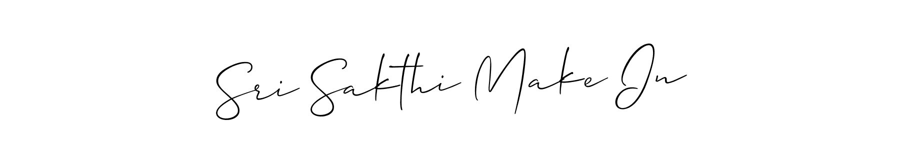 How to make Sri Sakthi Make In signature? Allison_Script is a professional autograph style. Create handwritten signature for Sri Sakthi Make In name. Sri Sakthi Make In signature style 2 images and pictures png