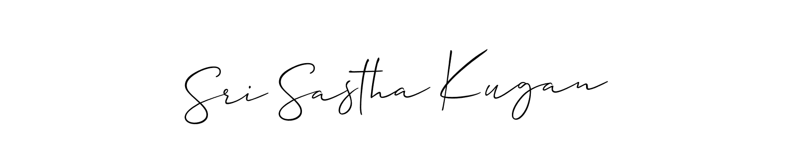 Make a short Sri Sastha Kugan signature style. Manage your documents anywhere anytime using Allison_Script. Create and add eSignatures, submit forms, share and send files easily. Sri Sastha Kugan signature style 2 images and pictures png