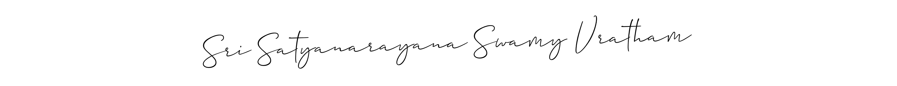 You should practise on your own different ways (Allison_Script) to write your name (Sri Satyanarayana Swamy Vratham) in signature. don't let someone else do it for you. Sri Satyanarayana Swamy Vratham signature style 2 images and pictures png