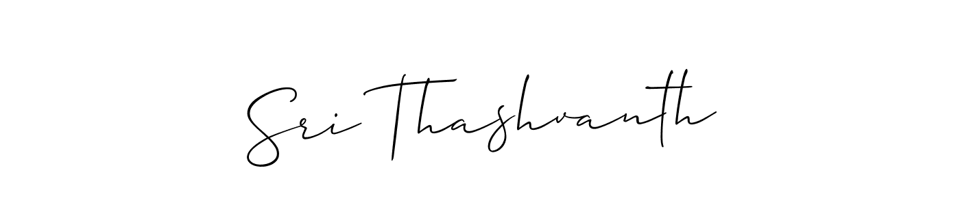 It looks lik you need a new signature style for name Sri Thashvanth. Design unique handwritten (Allison_Script) signature with our free signature maker in just a few clicks. Sri Thashvanth signature style 2 images and pictures png