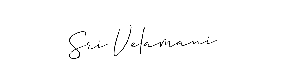 The best way (Allison_Script) to make a short signature is to pick only two or three words in your name. The name Sri Velamani include a total of six letters. For converting this name. Sri Velamani signature style 2 images and pictures png