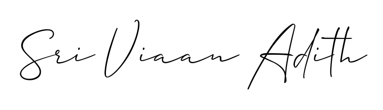 The best way (Allison_Script) to make a short signature is to pick only two or three words in your name. For converting this name Sri Viaan Adith. Sri Viaan Adith signature style 2 images and pictures png