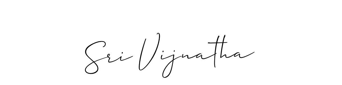 You should practise on your own different ways (Allison_Script) to write your name (Sri Vijnatha) in signature. don't let someone else do it for you. Sri Vijnatha signature style 2 images and pictures png