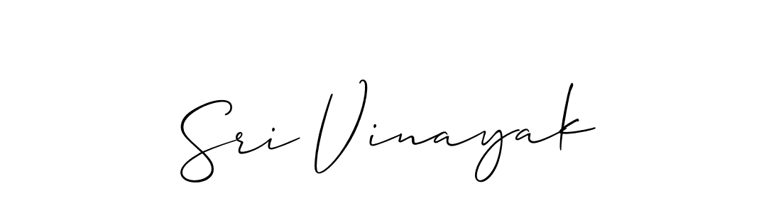 Sri Vinayak stylish signature style. Best Handwritten Sign (Allison_Script) for my name. Handwritten Signature Collection Ideas for my name Sri Vinayak. Sri Vinayak signature style 2 images and pictures png