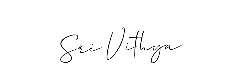 if you are searching for the best signature style for your name Sri Vithya. so please give up your signature search. here we have designed multiple signature styles  using Allison_Script. Sri Vithya signature style 2 images and pictures png