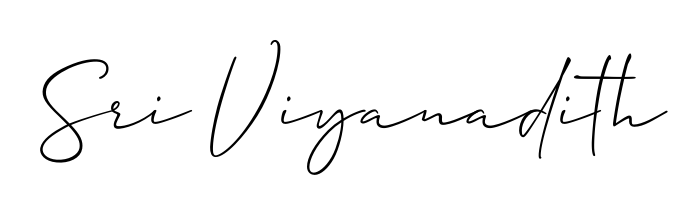 Make a beautiful signature design for name Sri Viyanadith. With this signature (Allison_Script) style, you can create a handwritten signature for free. Sri Viyanadith signature style 2 images and pictures png