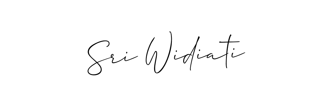 Sri Widiati stylish signature style. Best Handwritten Sign (Allison_Script) for my name. Handwritten Signature Collection Ideas for my name Sri Widiati. Sri Widiati signature style 2 images and pictures png