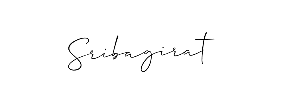 Best and Professional Signature Style for Sribagirat. Allison_Script Best Signature Style Collection. Sribagirat signature style 2 images and pictures png