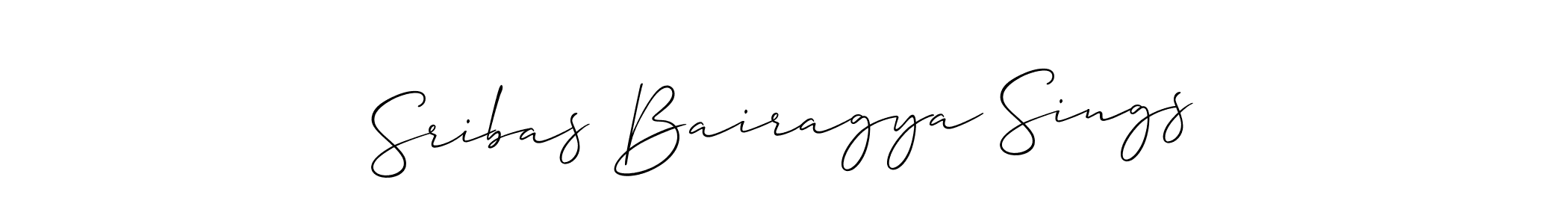 Also You can easily find your signature by using the search form. We will create Sribas Bairagya Sings name handwritten signature images for you free of cost using Allison_Script sign style. Sribas Bairagya Sings signature style 2 images and pictures png