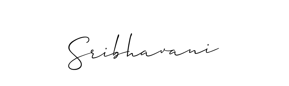 It looks lik you need a new signature style for name Sribhavani. Design unique handwritten (Allison_Script) signature with our free signature maker in just a few clicks. Sribhavani signature style 2 images and pictures png