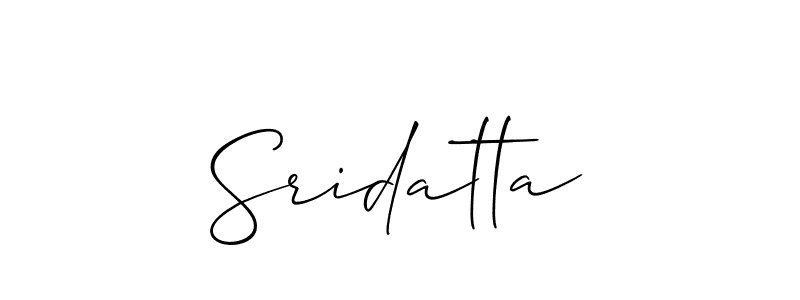 if you are searching for the best signature style for your name Sridatta. so please give up your signature search. here we have designed multiple signature styles  using Allison_Script. Sridatta signature style 2 images and pictures png