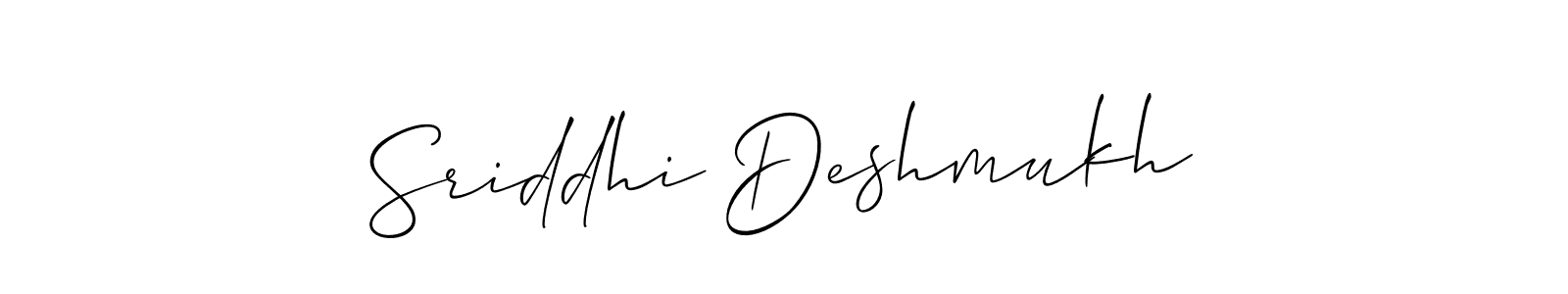 Similarly Allison_Script is the best handwritten signature design. Signature creator online .You can use it as an online autograph creator for name Sriddhi Deshmukh. Sriddhi Deshmukh signature style 2 images and pictures png