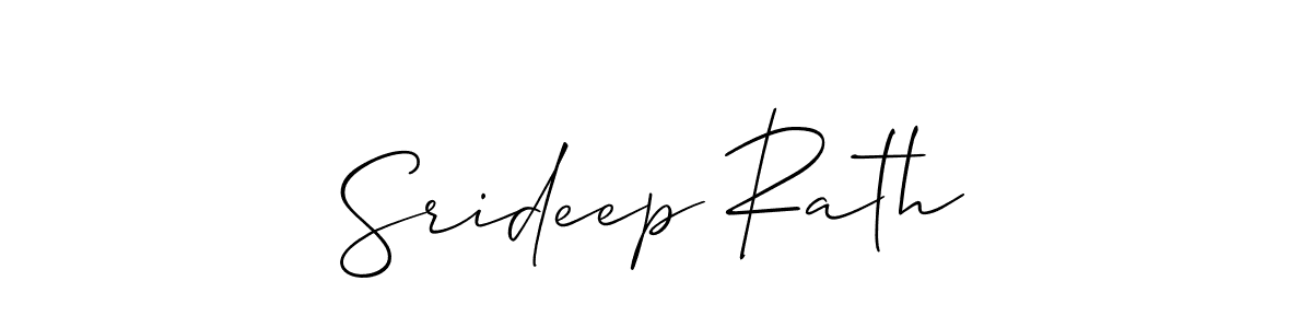 You should practise on your own different ways (Allison_Script) to write your name (Srideep Rath) in signature. don't let someone else do it for you. Srideep Rath signature style 2 images and pictures png