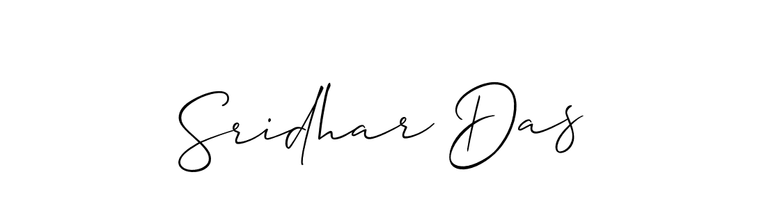 Similarly Allison_Script is the best handwritten signature design. Signature creator online .You can use it as an online autograph creator for name Sridhar Das. Sridhar Das signature style 2 images and pictures png