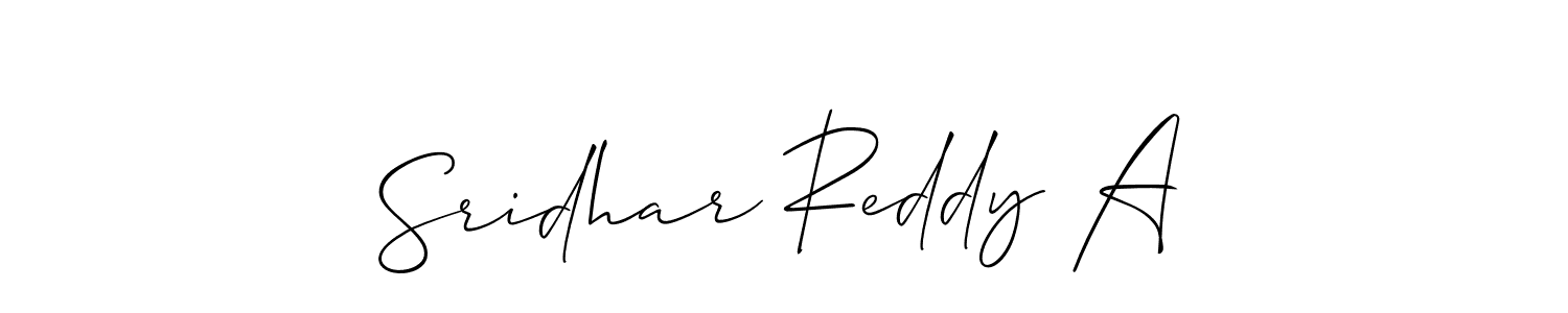 Here are the top 10 professional signature styles for the name Sridhar Reddy A. These are the best autograph styles you can use for your name. Sridhar Reddy A signature style 2 images and pictures png