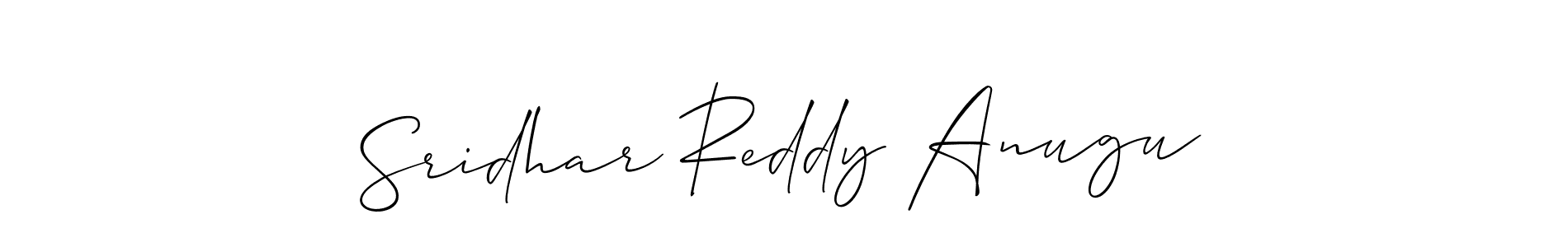 Here are the top 10 professional signature styles for the name Sridhar Reddy Anugu. These are the best autograph styles you can use for your name. Sridhar Reddy Anugu signature style 2 images and pictures png