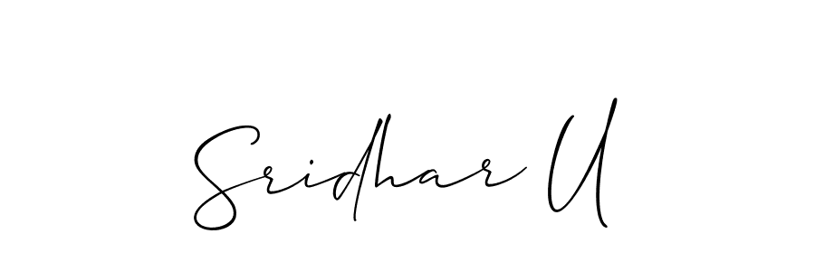 Here are the top 10 professional signature styles for the name Sridhar U. These are the best autograph styles you can use for your name. Sridhar U signature style 2 images and pictures png