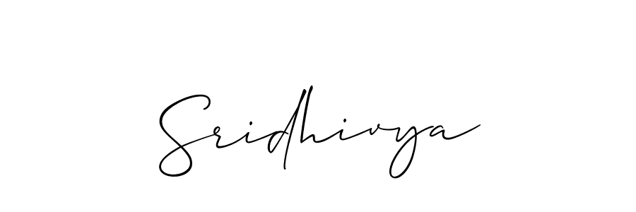 Best and Professional Signature Style for Sridhivya. Allison_Script Best Signature Style Collection. Sridhivya signature style 2 images and pictures png