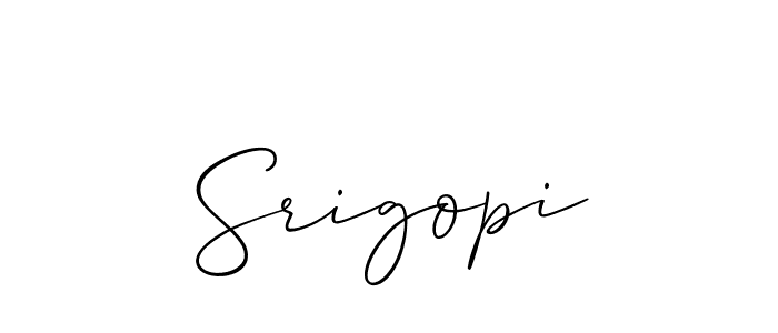 Make a short Srigopi signature style. Manage your documents anywhere anytime using Allison_Script. Create and add eSignatures, submit forms, share and send files easily. Srigopi signature style 2 images and pictures png