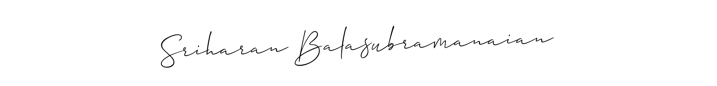 Here are the top 10 professional signature styles for the name Sriharan Balasubramanaian. These are the best autograph styles you can use for your name. Sriharan Balasubramanaian signature style 2 images and pictures png