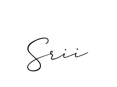 Srii stylish signature style. Best Handwritten Sign (Allison_Script) for my name. Handwritten Signature Collection Ideas for my name Srii. Srii signature style 2 images and pictures png