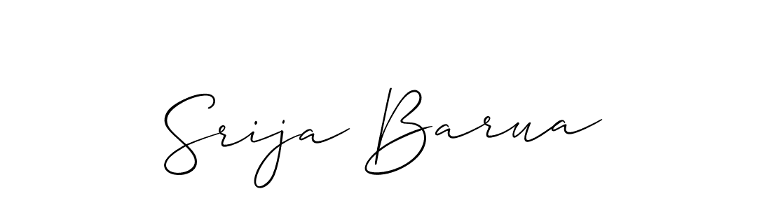 It looks lik you need a new signature style for name Srija Barua. Design unique handwritten (Allison_Script) signature with our free signature maker in just a few clicks. Srija Barua signature style 2 images and pictures png