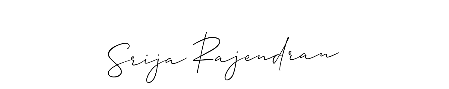 Once you've used our free online signature maker to create your best signature Allison_Script style, it's time to enjoy all of the benefits that Srija Rajendran name signing documents. Srija Rajendran signature style 2 images and pictures png