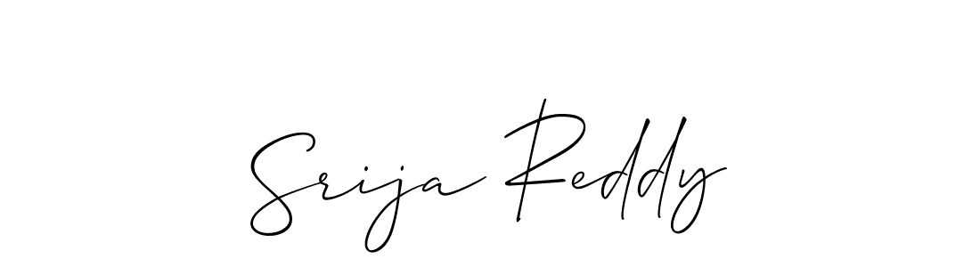 if you are searching for the best signature style for your name Srija Reddy. so please give up your signature search. here we have designed multiple signature styles  using Allison_Script. Srija Reddy signature style 2 images and pictures png