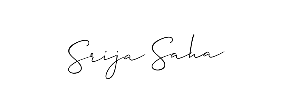 Best and Professional Signature Style for Srija Saha. Allison_Script Best Signature Style Collection. Srija Saha signature style 2 images and pictures png