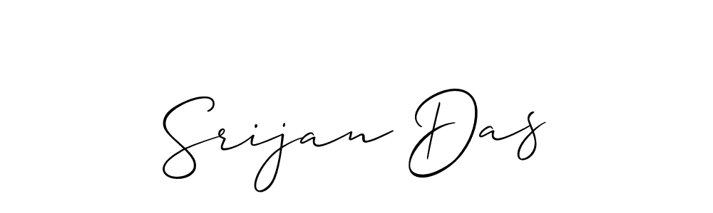 The best way (Allison_Script) to make a short signature is to pick only two or three words in your name. The name Srijan Das include a total of six letters. For converting this name. Srijan Das signature style 2 images and pictures png