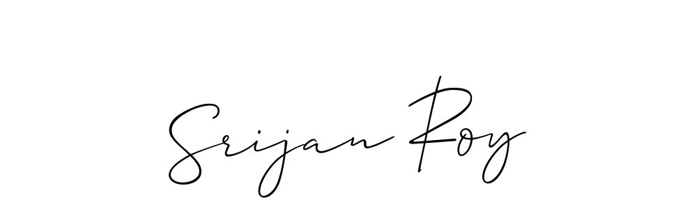 Design your own signature with our free online signature maker. With this signature software, you can create a handwritten (Allison_Script) signature for name Srijan Roy. Srijan Roy signature style 2 images and pictures png