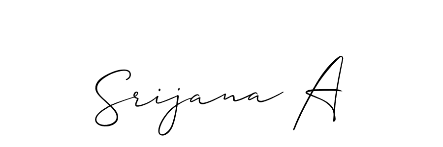 Once you've used our free online signature maker to create your best signature Allison_Script style, it's time to enjoy all of the benefits that Srijana A name signing documents. Srijana A signature style 2 images and pictures png