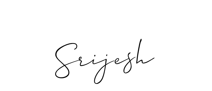 if you are searching for the best signature style for your name Srijesh. so please give up your signature search. here we have designed multiple signature styles  using Allison_Script. Srijesh signature style 2 images and pictures png