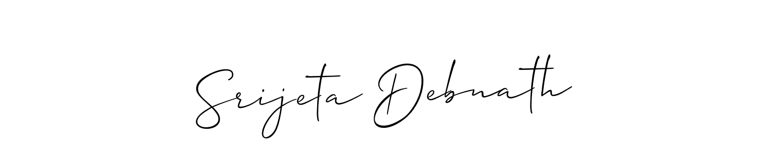 You can use this online signature creator to create a handwritten signature for the name Srijeta Debnath. This is the best online autograph maker. Srijeta Debnath signature style 2 images and pictures png