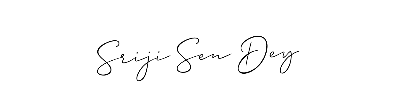 Best and Professional Signature Style for Sriji Sen Dey. Allison_Script Best Signature Style Collection. Sriji Sen Dey signature style 2 images and pictures png