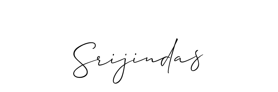 Also we have Srijindas name is the best signature style. Create professional handwritten signature collection using Allison_Script autograph style. Srijindas signature style 2 images and pictures png