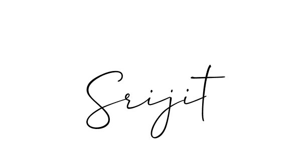 You should practise on your own different ways (Allison_Script) to write your name (Srijit) in signature. don't let someone else do it for you. Srijit signature style 2 images and pictures png